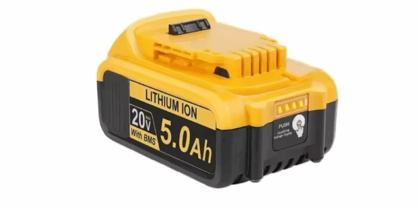 5.0Ah replacement battery for DeWalt shown inside a navigation tile with text "For Makita" at the bottom